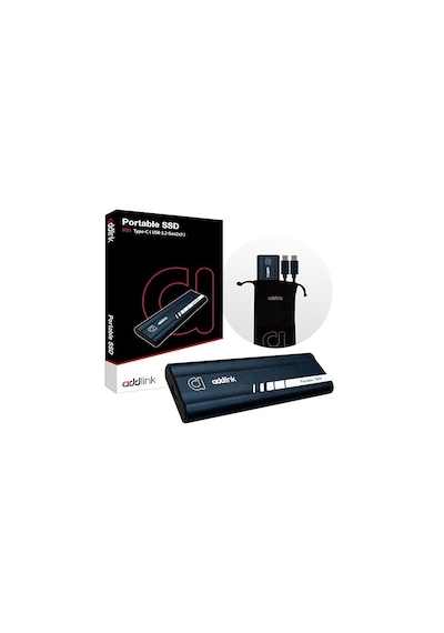 Addlink P21 1tb 2000-1950mb/s Usb 3.2 Gen2 Type-c Portable Taşınabilir Ssd Ad1tbp21b2k