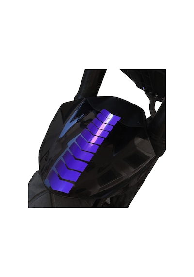 Ok Tasarımlı Patlıcan Moru Çamurluk Kask Sticker Çınar Extreme
