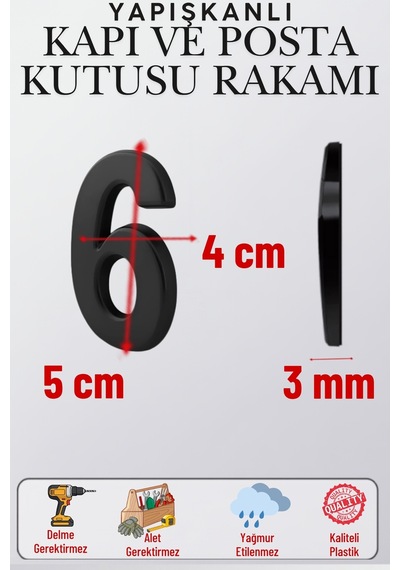 Mat Siyah Yapışkanlı 5 Cm Kapı Numarası 6 Küçük Boy 50 Mm Kapı No Rakam Sayı Daire, Posta Kutusu, Otel Oda No, Asansör, Kat Planı, Araç Model Ve Apartman İçi İçin Kendinden Yapışkanlı Krom Numaratör 6 6 Mat Siyah Yapışkanlı 5 Cm Kapı Numarası 6 Küçük Boy 50 Mm Kapı No Rakam Sayı Daire, Posta Kutusu, Otel Oda No, Asansör, Kat Planı, Araç Model Ve Apartman İçi İçin Kendinden Yapışkanlı Krom Numaratör 6 6