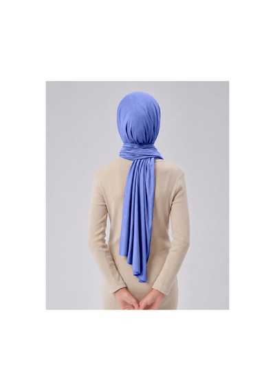 Sonbaharmoda Kız Çocuk Penye Şal, Viskon Likralı, 60x150 Cm, 10-12 Yaş, Tesettür Şal. Kot Rengi