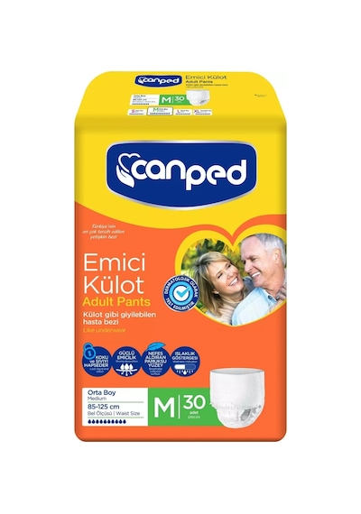 Canped Emici Külot Orta Boy 30 Adet