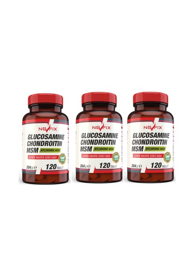Nevfix Glucosamine Chondroitin Msm 120 Tablet X 3 Kutu 360 Tablet