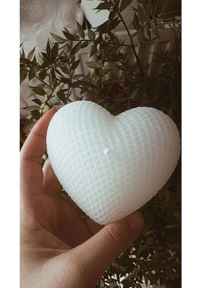 Bernami Mumluk Şamdanpinterest Hediyelik Kokulu Büyük Kalp Mum Diğer