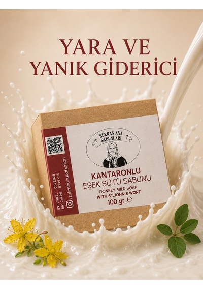 Kantaronlu Zeytin Yağlı Eşek Sütü Sabunu 100 Gr