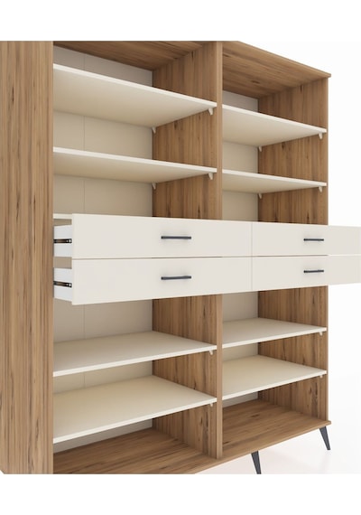 Kronos Gardrop 10 Raflı 4 Çekmeceli 176x59x221 Çam-aytaşı Aytaşı Kronos Gardrop 10 Raflı 4 Çekmeceli 176x59x221 Çam-aytaşı Aytaşı