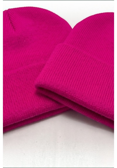 Moibody Premium Unisex Beanie Bere Seti 2 Li Paket Fuşya2 Fuşya2
