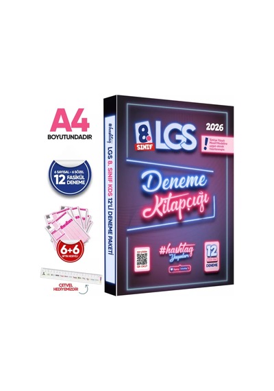 2026 8.Sınıf LGS hashtag Kazanım Değerlendirme Sınavı 6lıSARMAL Deneme Paketi Çözümlü Türkiye Geneli