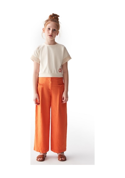 Nk Kids Kız Pantolon 24ynk56332 Turuncu