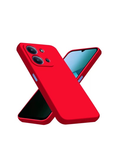 Newface Xiaomi Redmi 15c 4g Nano İçi Kadife Silikon - Kırmızı Belirtilmemiş