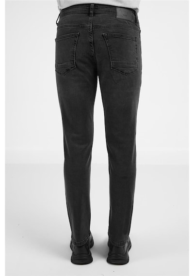 İmza Antrasit 5 Cep Slim Fit Pamuklu Denim Pantolon 1023255166 Antrasit
