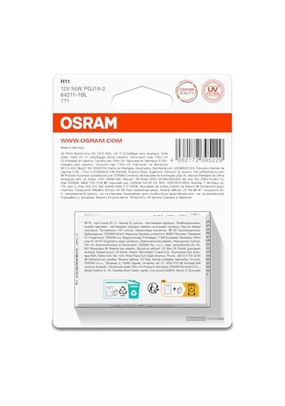 Ampul H11 12v 55w Uzun Huzme Far 64211-01b Diğer