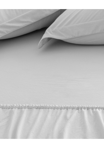 Madame Coco İlus Bambu Çift Kişilik Comforter Set - Gri 8684427064252 Gri