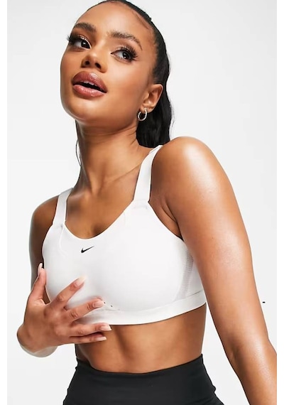 Nike Training Alpha Padded Adjustable Dri Fit High Support Sports Bra White Kadın Spor Bra Beyaz