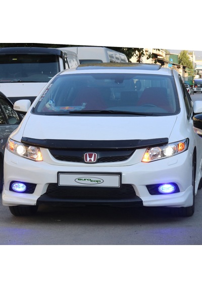 Eurocap Honda Civic 9 Ön Kaput Koruma Rüzgarlık 3Mm Abs 2012-16