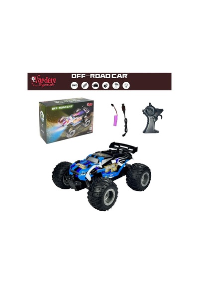 Uzaktan Kumandalı Full Fonksiyon 2.4g 1:18 Şarjlı High Off Road Araba Led Işıklı