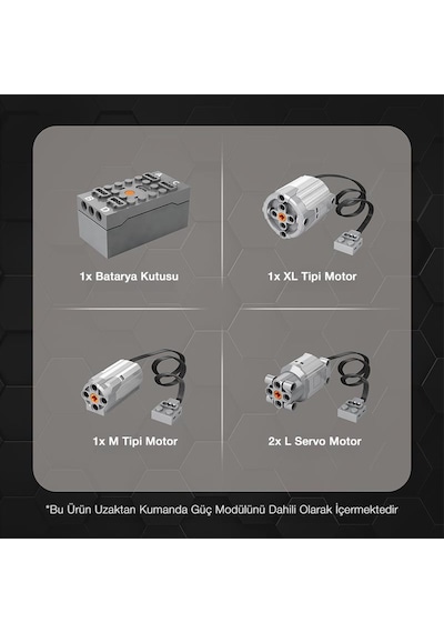 Reobrix Technic 22020 Teleskopik Kollu Forklift Telescopic Arm Forklift Kumandalı&motorlu Yaratıcı Yapı Blok Seti Building Blocks - 2096 Parça