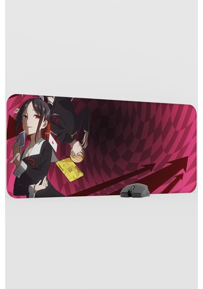 Kaguya Sama Anime V1 - 90x40 Xxl Gaming Kauçuk Kaymaz Taban Mouse Pad Fare Altlığı