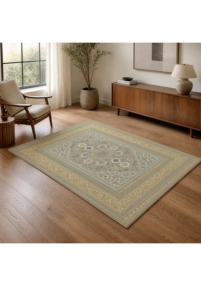 Kartela Halı Vina Halı Jüt Taban Dokuma Halı Bej - 180 X 270 Cm