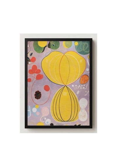 Hilma Af Klint On Büyük No.7 Yetişkinlik Çerçevesiz Poster 30x42 Cm A3 Tablo Soyut Sanat
