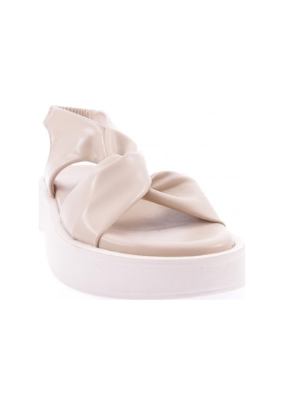 Dgn 4848-22y Kadin Kalin Bantli Sandalet 4848-2027-R0152 Bej