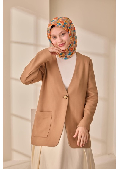 Silk Home Soft Eşarp 73092-27 Sarı, Turuncu, Gök Mavi, Vizon