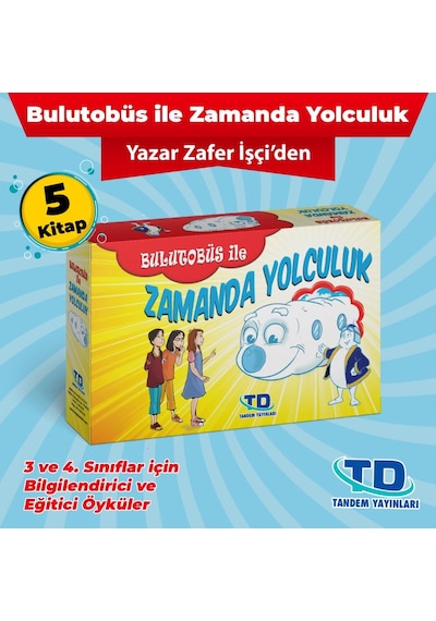 Tandem Bulutotobüs ile Zamanda Yolculuk Hikaye Seti 5 Kitap