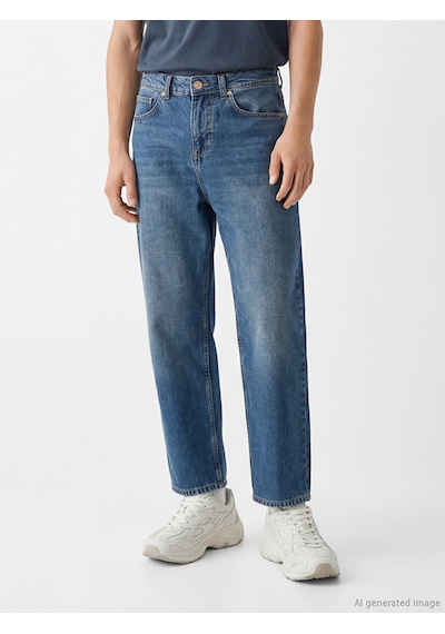 Lcw Jeans İndigo Super Baggy Fit Erkek Jean Pantolon