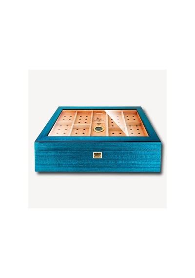 Lubinski Limited Edt. İspanyol Sedir Mavi Humidor Lb-030