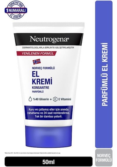 Neutrogena Norveç Formülü El Kremi Parfümlü 50 Ml