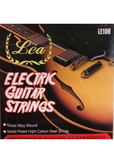 Lea Le10H Tam Set Elektro Gitar Teli Vakumlu Paket Tam Takım