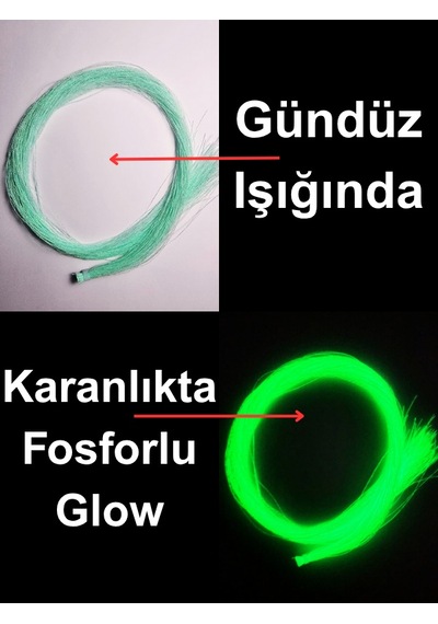 Ea genset Su Yeşili Fosforlu Glow Çapari Simi Jig Malzemesi