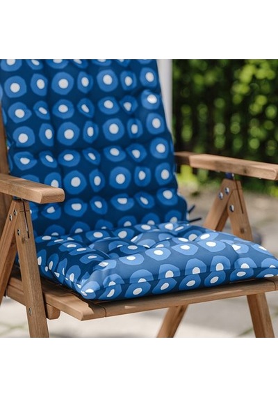 Ikea Klösan Dış Mekan Sandalye Minderi, Koyu Mavi, 45x116 Cm