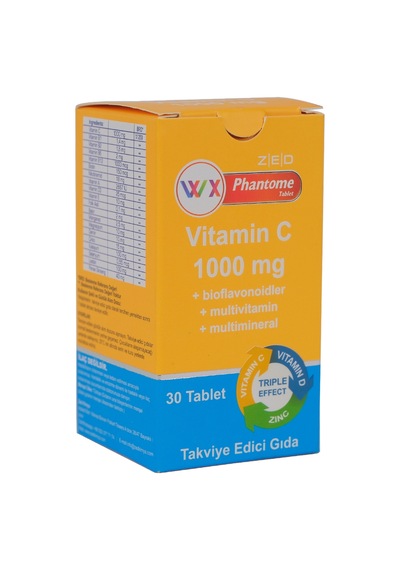 Phantome 1000 Mg Vıtamın C 30 Tb
