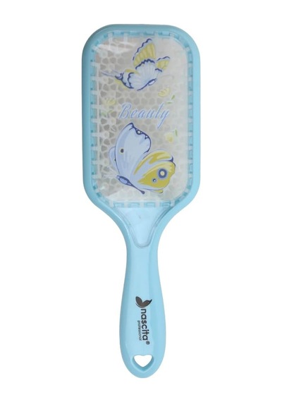Desenli Pro Saç Fırçası Mavi