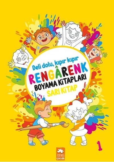 Rengarenk Boyama Kitapları - Sarı Kitap- Eksik Parça