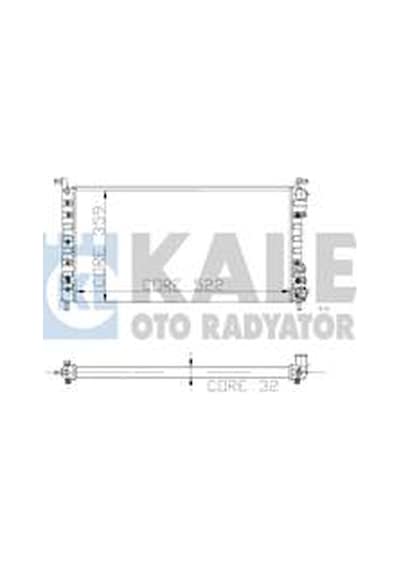 Su Radyatoru 2 Sıra Al+pl Musursuz Tıpo Palıo Sıena 1.4-1.6 97-03