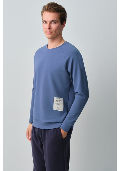 Suwen Wellness Erkek Pijama Takımı Msh10510342556 Koyu Lacivert