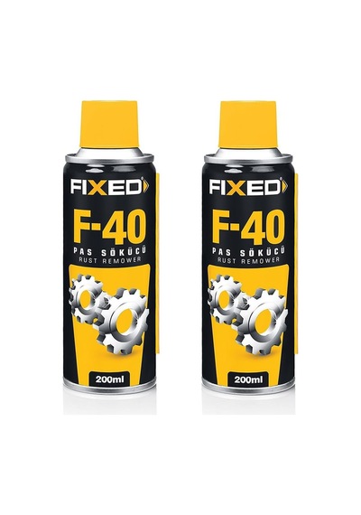 Güncelçarşı Fıxed F-40 Ultra Güçlü Pas Sökücü Sprey 200ml, Civata, Somun, Kapı, Menteşe, Kilit, Motorsiklet