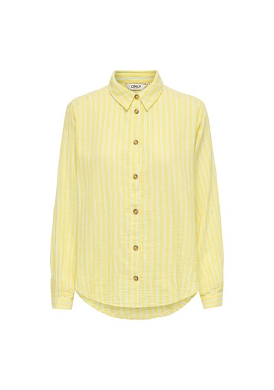 Only Onlthyra Ls Shırt Cs Wvn Kadın Sarı Gömlek - 15373333