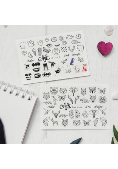 Stiker Arti 315 Beyaz