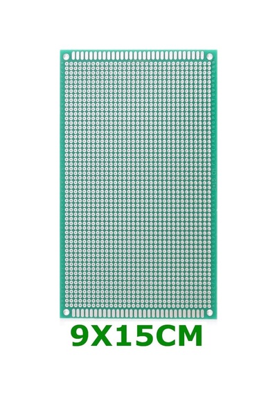 Alkatronik-9X15Cm Proto Pcb Pertenaks Prototip Deney Kartı Delikli Plaket