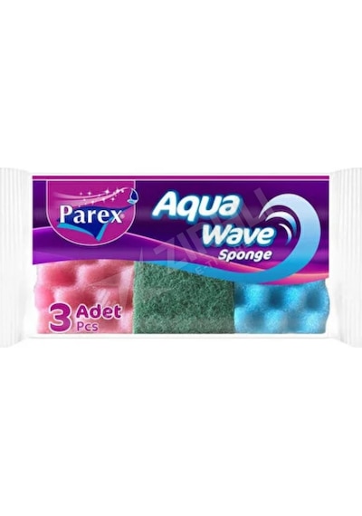 2 Adet Parex Aqua Wave Sünger 3 Lü