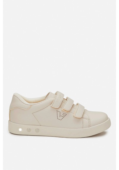 Vicco Oyo Işıklı Unisex Çocuk Bej Sneaker Bej