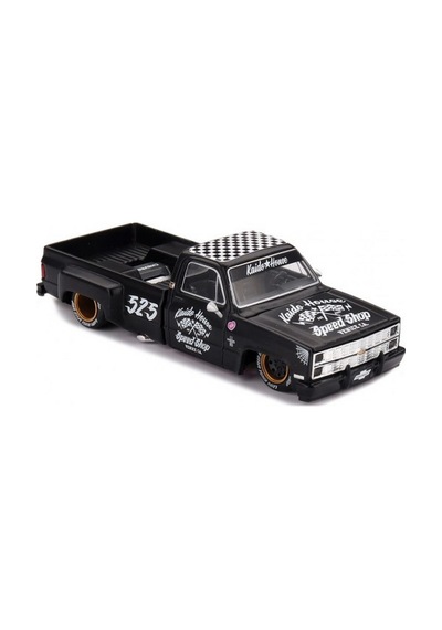 Model Araç X Kaidohouse 1/64 Chevrolet Silverado Dually Hot Rod V1