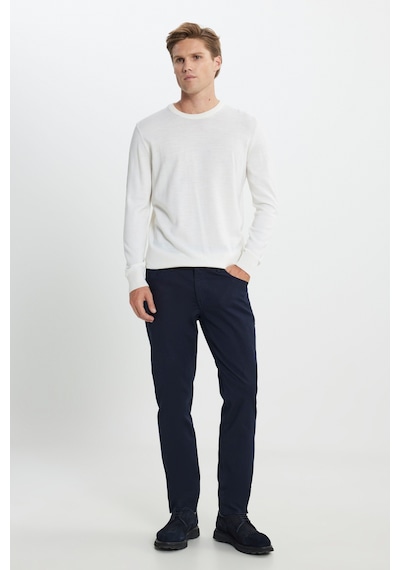 Ac&Co / Altınyıldız Classics Erkek Lacı Slim Fit Dar Kesim Pamuklu Esnek Armürlü 5 Cep Pantolon Lacı Lacivert Ac&Co / Altınyıldız Classics Erkek Lacı Slim Fit Dar Kesim Pamuklu Esnek Armürlü 5 Cep Pantolon Lacı Lacivert