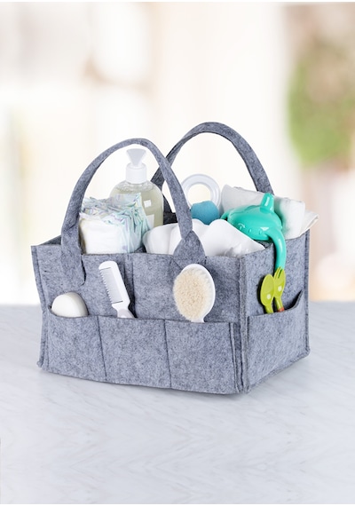 Baby Plus Keçeli Anne Bebek Bakım Çantası Organizer Çok Renkli