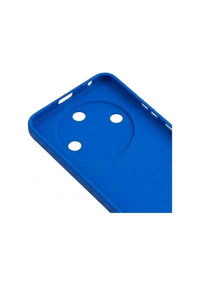 Kilifone - Honor Magic 8 Lite 5g Uyumlu Kılıf Mat Esnek Biye Silikon Kapak - Mavi - T40999