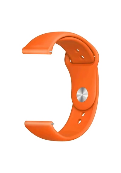 Forzacase Samsung Gear S2 / S3 / S3 Frontier İle Uyumlu Silikon Kordon Kayış - Fc876 Turuncu