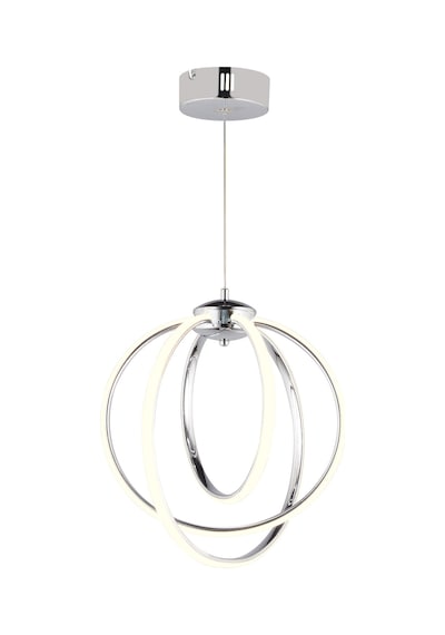 Ld 066 Model Krom 3 Renkli Koridor Ve Mutfak İçin İdeal Alüminyum Avize, 40x70 Krom