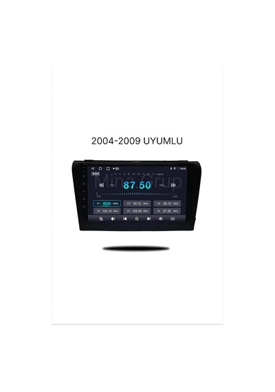 Mazda 3 2004-2009 Uyumlu Multimedya Carplay & Android Auto Geri Görüş Kamerası Hediye 6gb